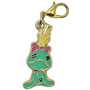 Vintage Disney Lilo & Stitch Scrump Clip On Charm Purse Bag Zipper Pull Signed